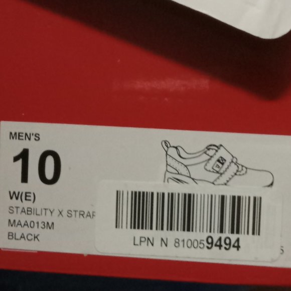 PROPET Mens Black Stability X Strap velcro over sneakers shoes NIB sz 10 W (E) - Picture 4 of 4